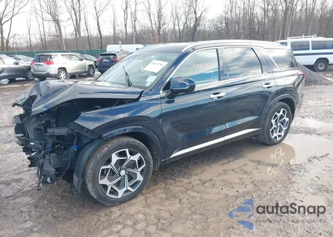 2022 Hyundai Palisade Calligraphy z USA, uszkodzony, nr VIN KM8R7DHE6NU433506